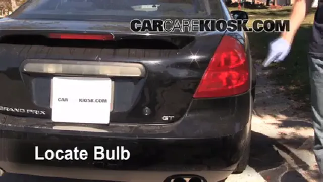 2004 Pontiac Grand Prix GT1 3.8L V6 Luces Luz de giro trasera (reemplazar foco)